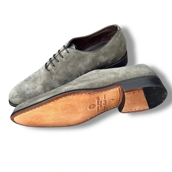 Marc Joseph Mens Lace up Watts St Gray Oxford‎ Dress Shoe in Gray Size 7
